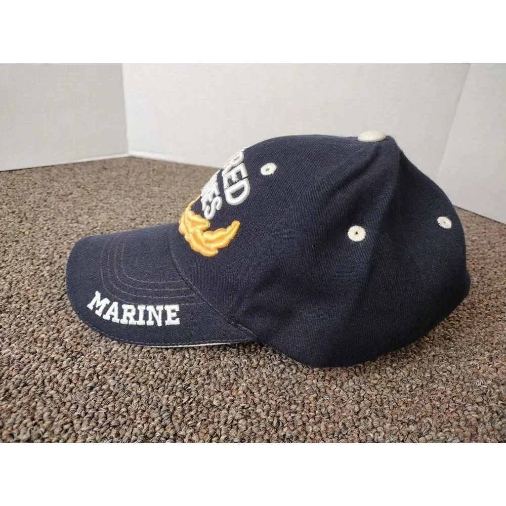 CoStar Retired Marines Hat Cap Blue Strapback